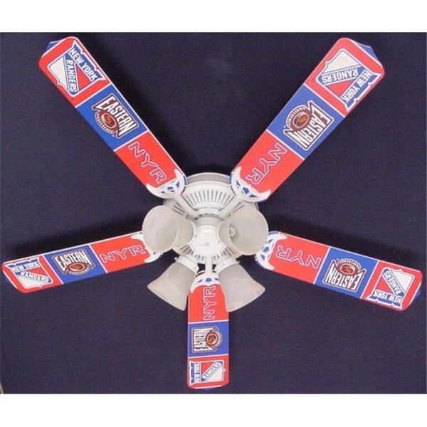 Ceiling Fan Designers Ceiling Fan Designers 52FAN-NHL-NYR New NHL NEW YORK RANGERS HOCKEY Ceiling Fan 52" 52FAN-NHL-NYR